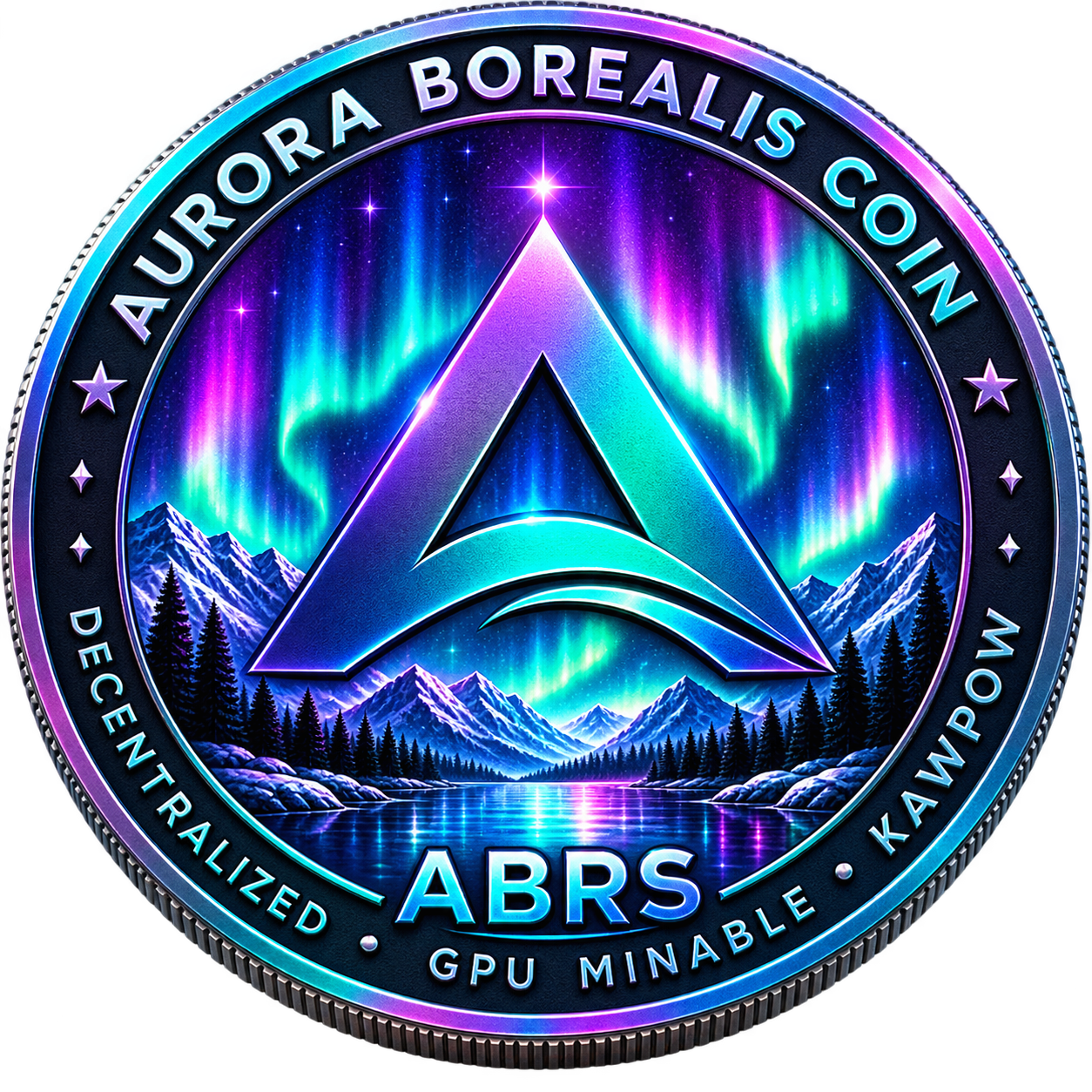 Aurora Borealis Coin logo